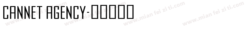CANNET AGENCY字体转换